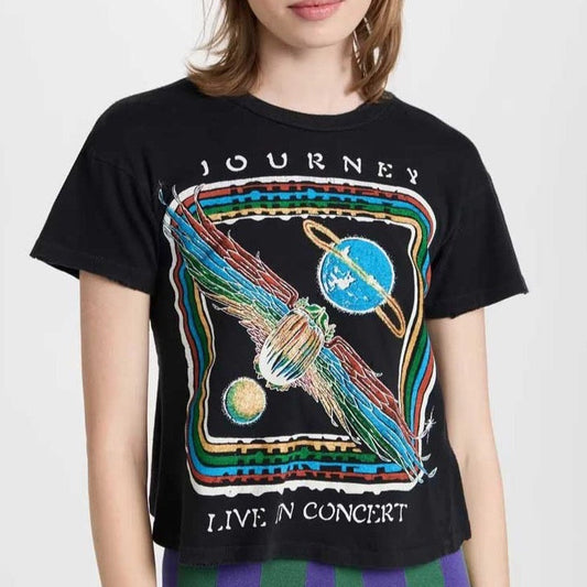 Vintage Journey Rock Graphic T Shirt