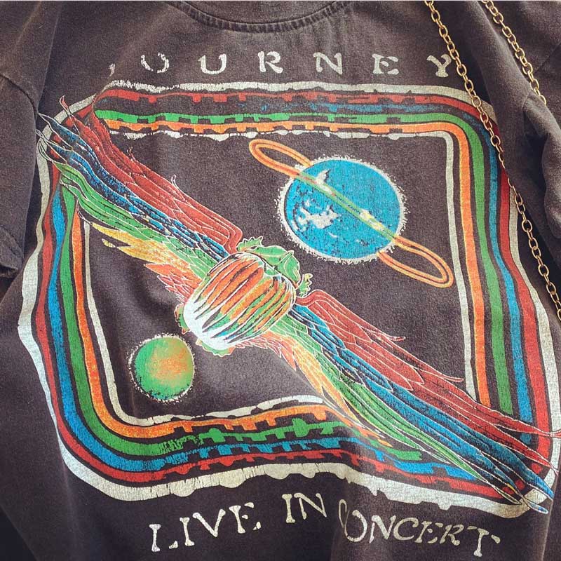 Vintage Journey Rock Graphic T Shirt