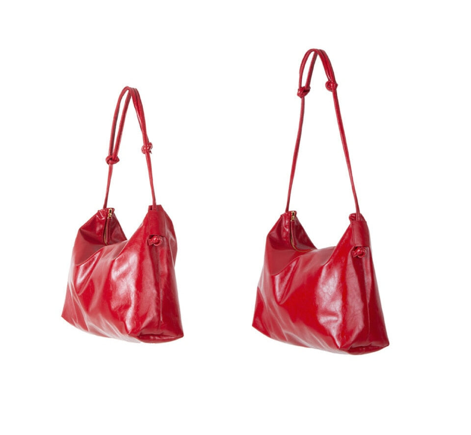 Vivica Patent Leather Look Shoulder Bags - 3 Colors