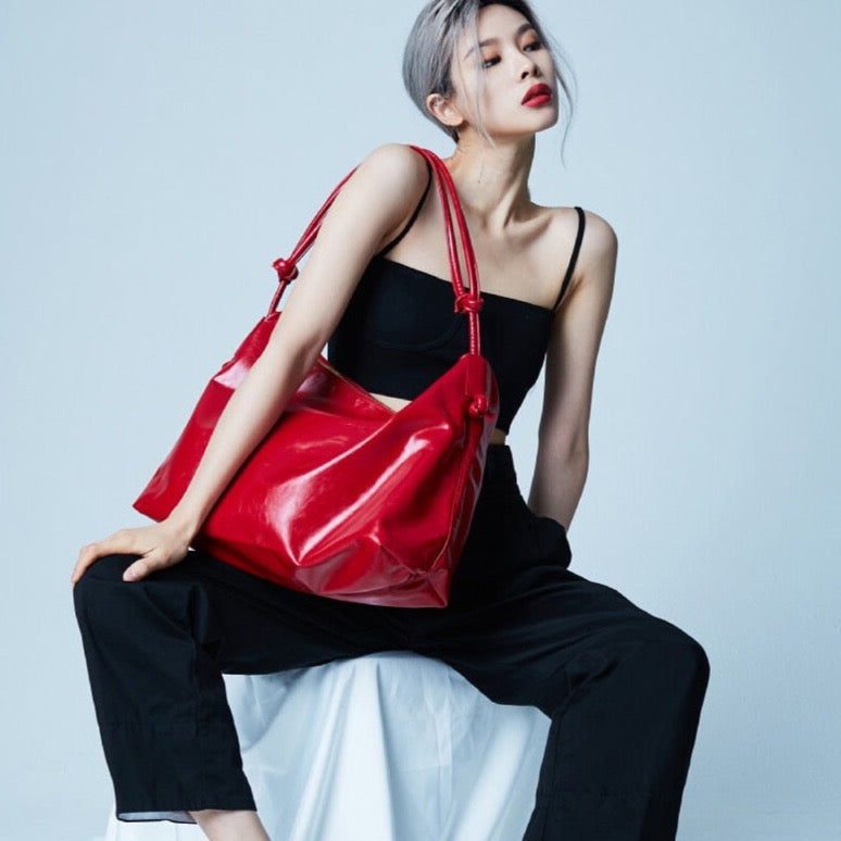 Vivica Patent Leather Look Shoulder Bags - 3 Colors