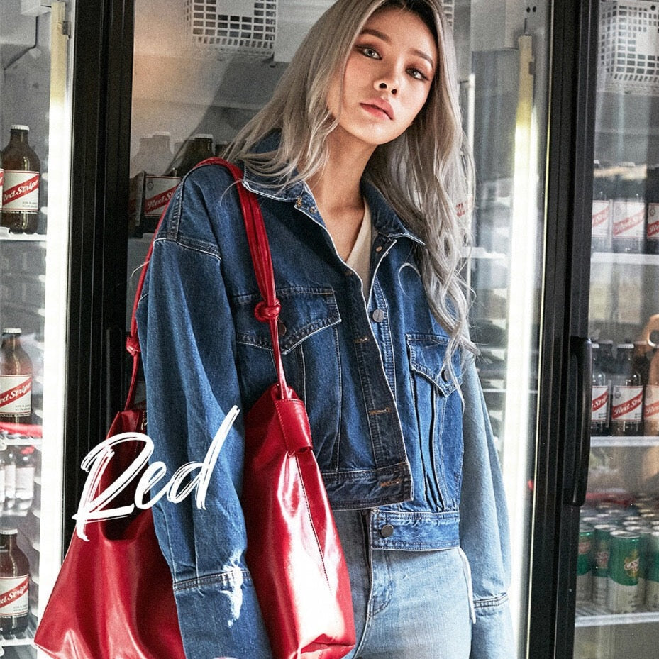 Vivica Patent Leather Look Shoulder Bags - 3 Colors