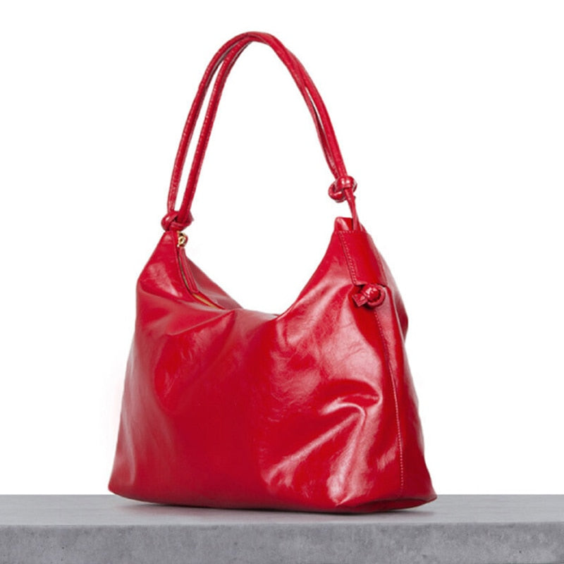 Vivica Patent Leather Look Shoulder Bags - 3 Colors