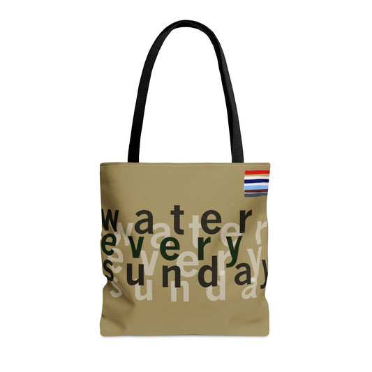 WATEREVERYSUNDAY Basic Logo Everyday Tote - Khaki Trench Coat