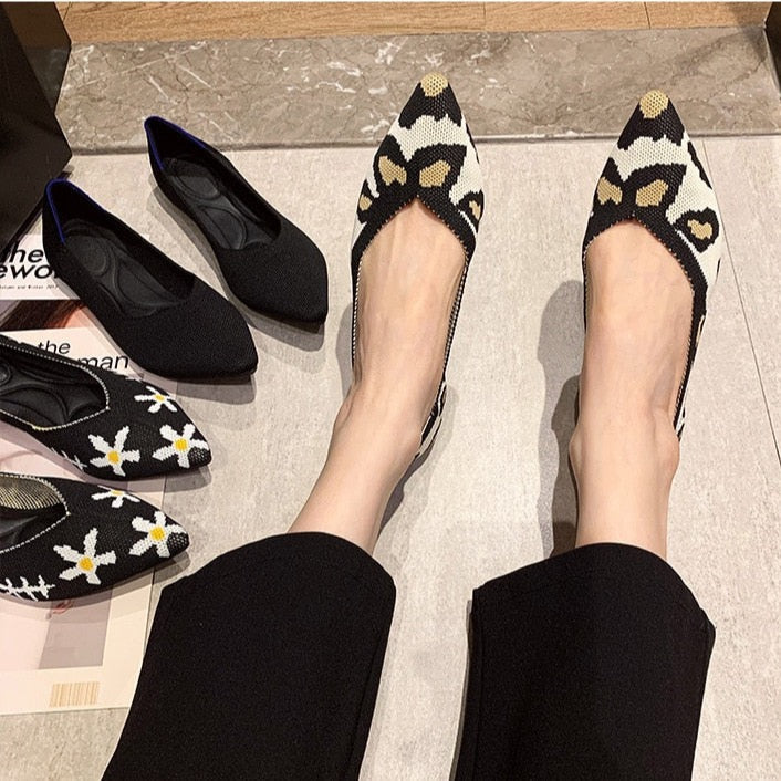 Wendy Pattern Print Basic Flats - 12 Patterns