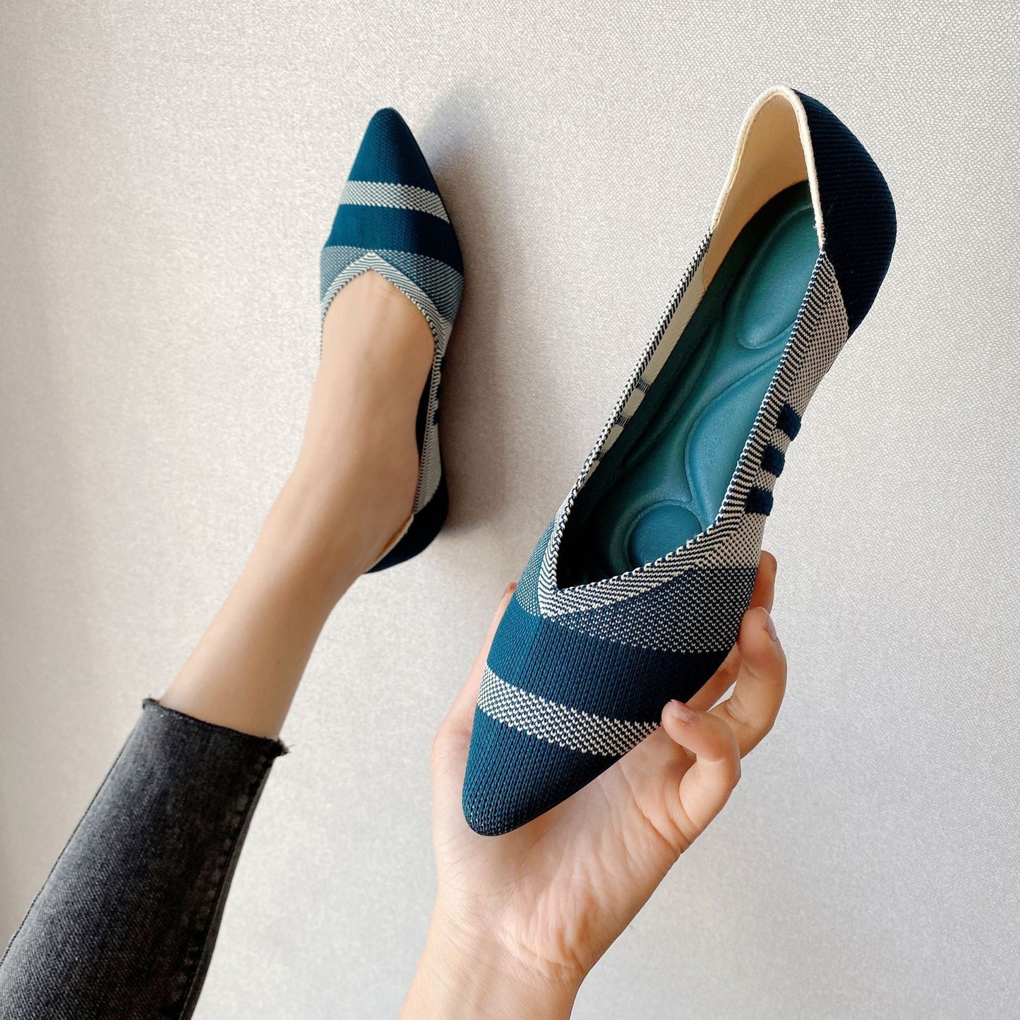 Wendy Pattern Print Basic Flats - 12 Patterns