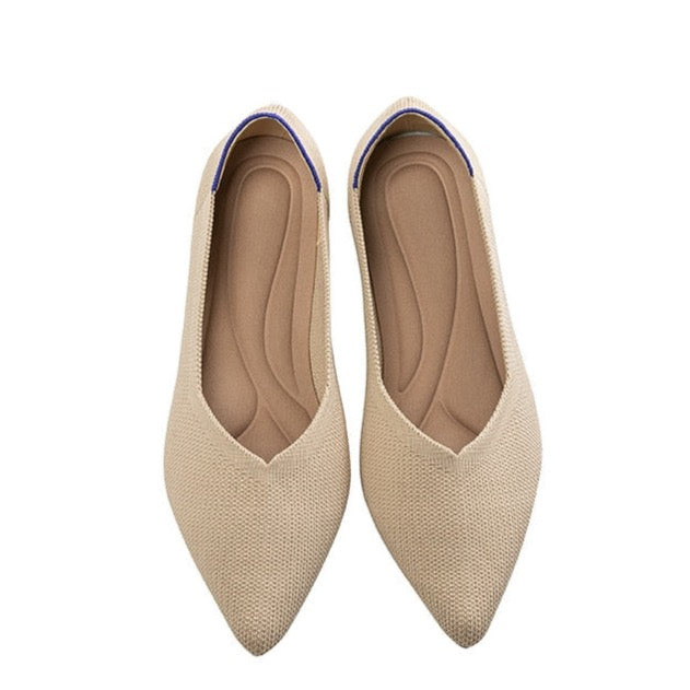 Wendy Solid Color Basic Flats