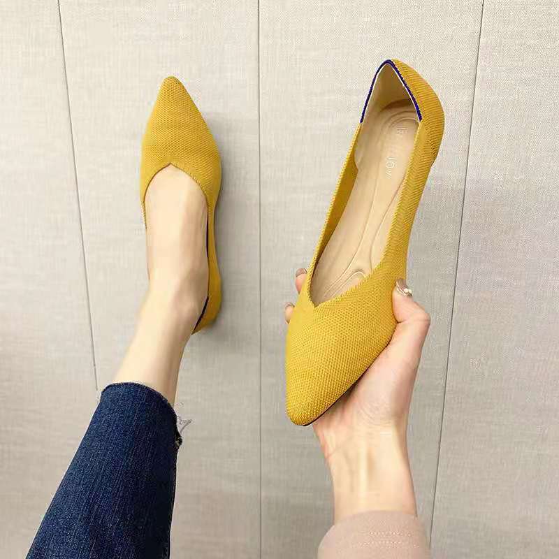 Wendy Solid Color Basic Flats