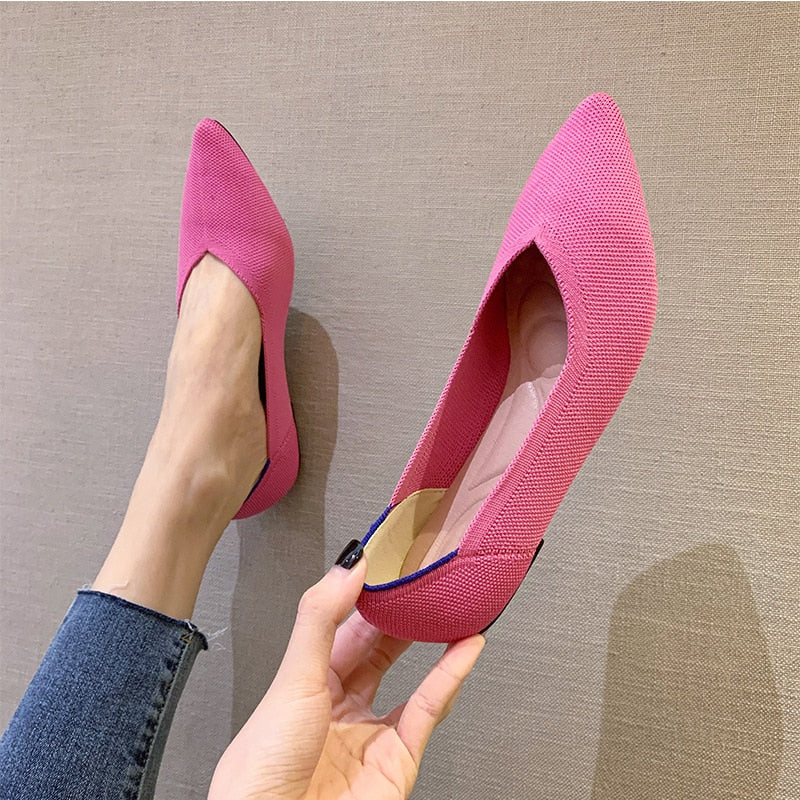 Wendy Solid Color Basic Flats