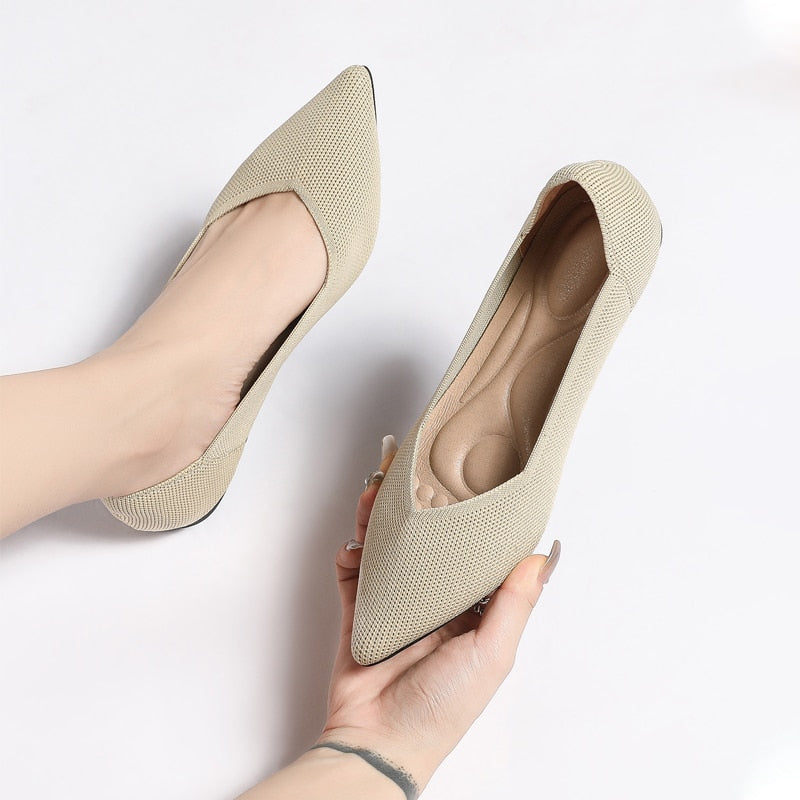 Wendy Solid Color Basic Flats