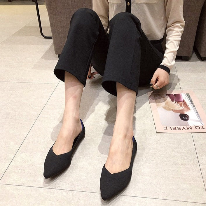 Wendy Solid Color Basic Flats