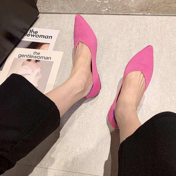 Wendy Solid Color Basic Flats