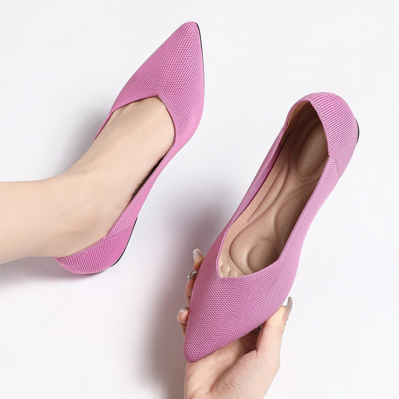 Wendy Solid Color Basic Flats