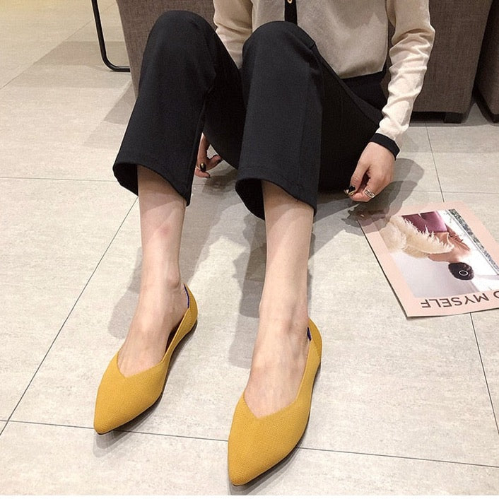 Wendy Solid Color Basic Flats