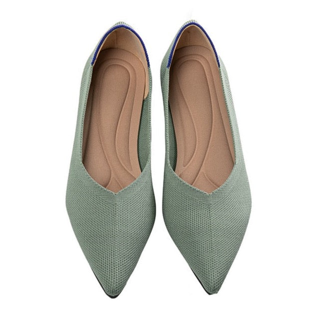 Wendy Solid Color Basic Flats