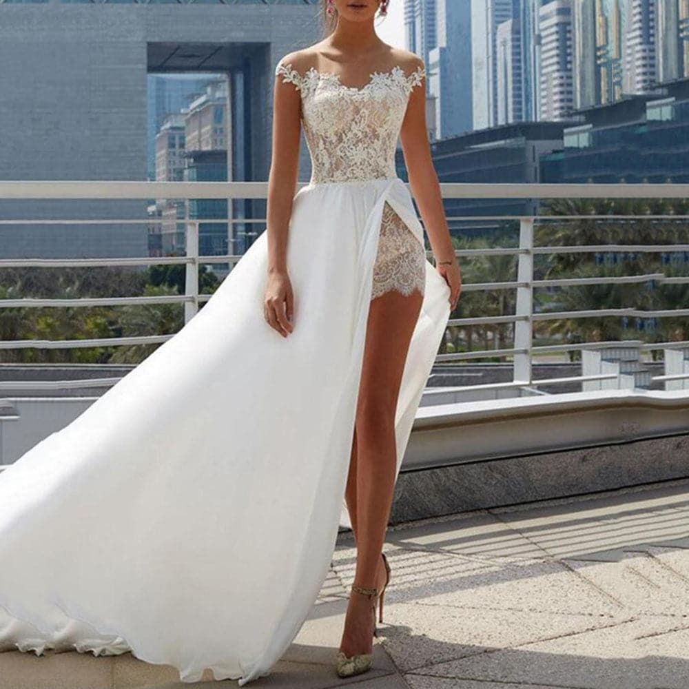 White Prom Dress