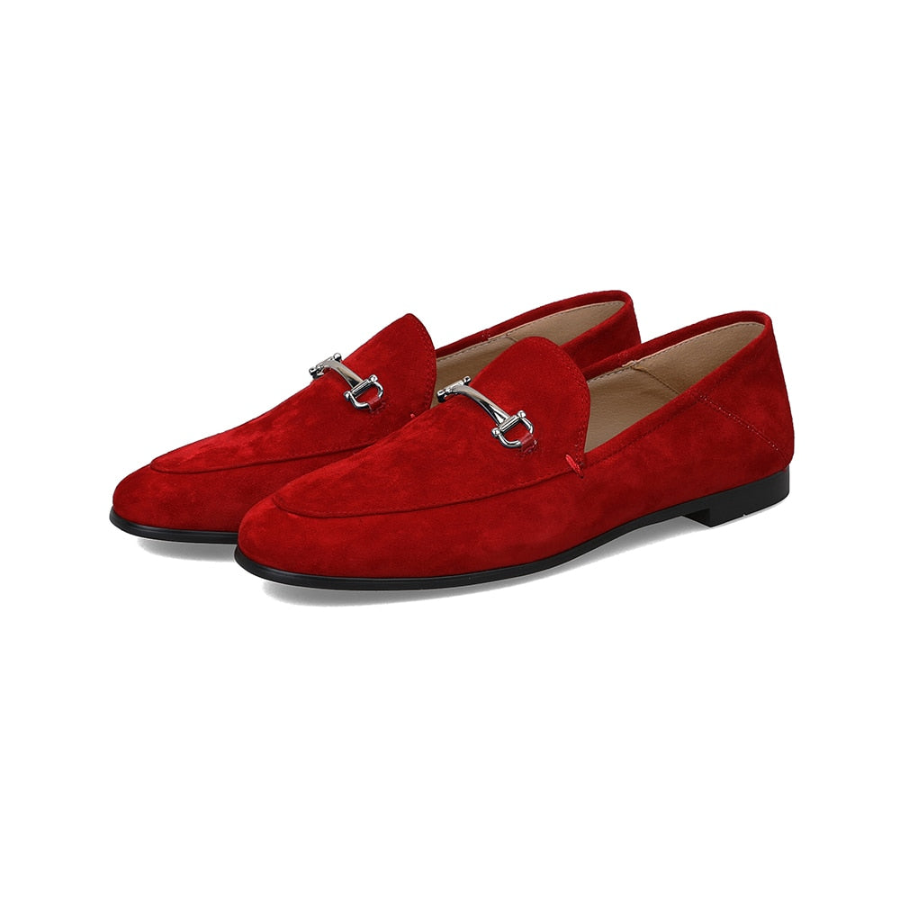 Wilhelmina Suede & Animal Prints Basic Loafers - 8 Colors