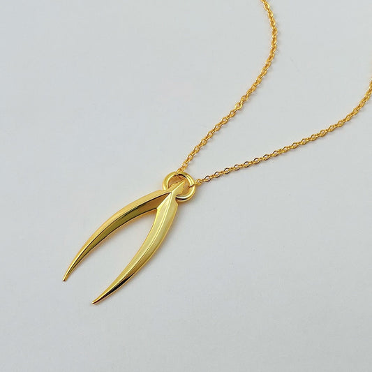 Wishbone Pedant Necklace