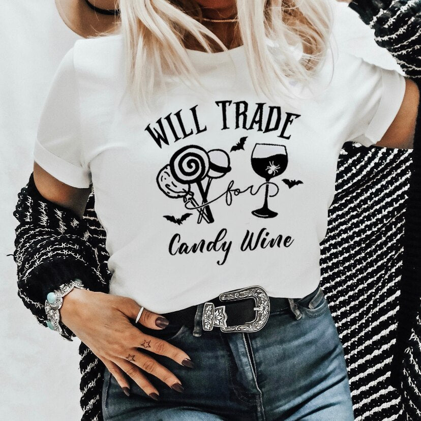 Witch Letter Funny Tshirt Halloween