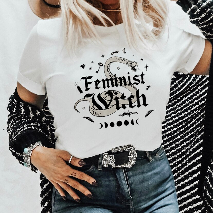 Witch Letter Funny Tshirt Halloween