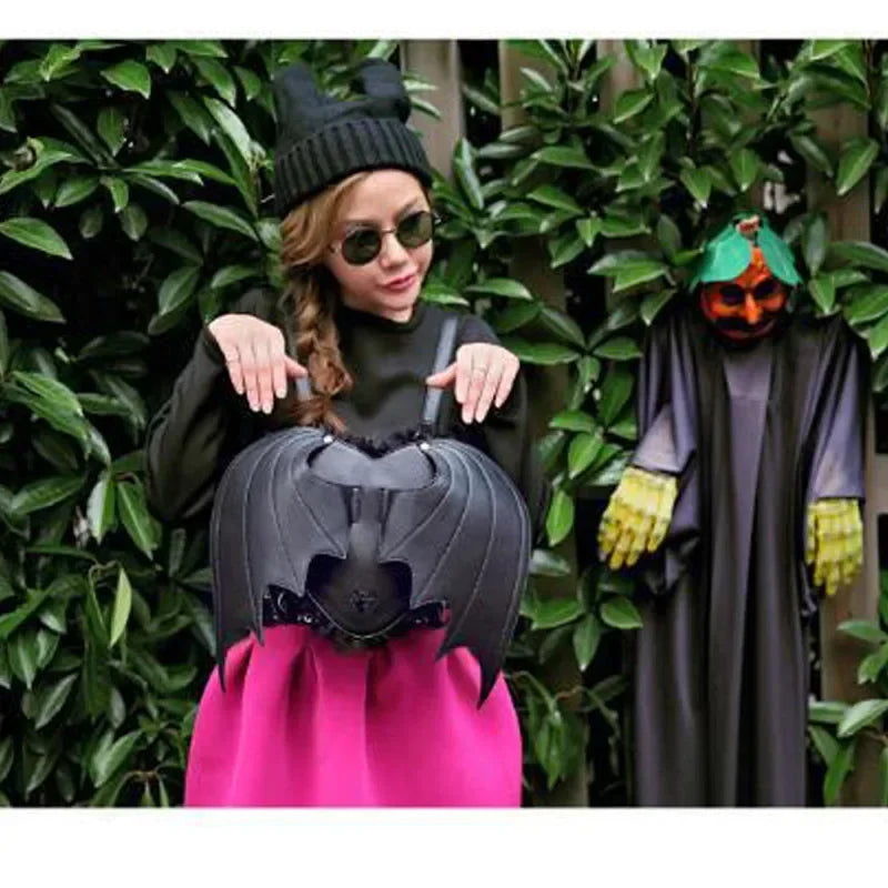Bat Wing Punk Stylish Newest Angel Wings Cute Devil Bag
