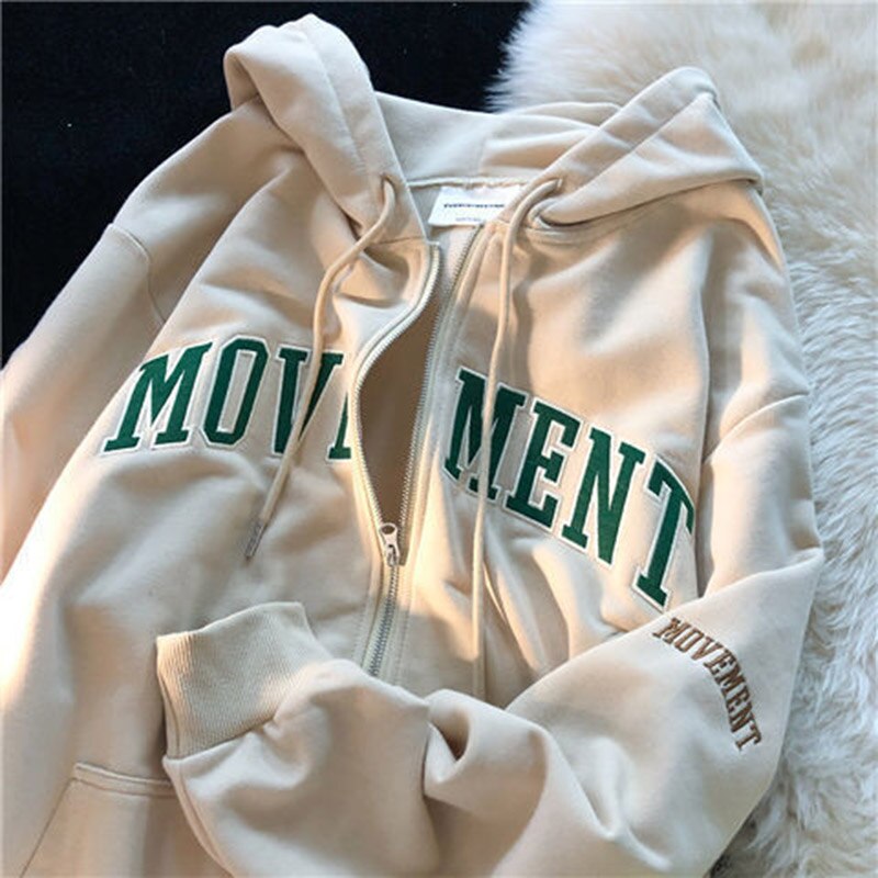 Korean Version Oversized Solid Color Hoodies
