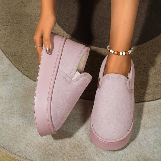 Snow Boots New Winter Vintage Boots Household Anti-skid Plush Comfortable Outdoors Thick Bottom Windbreak Warm Boots