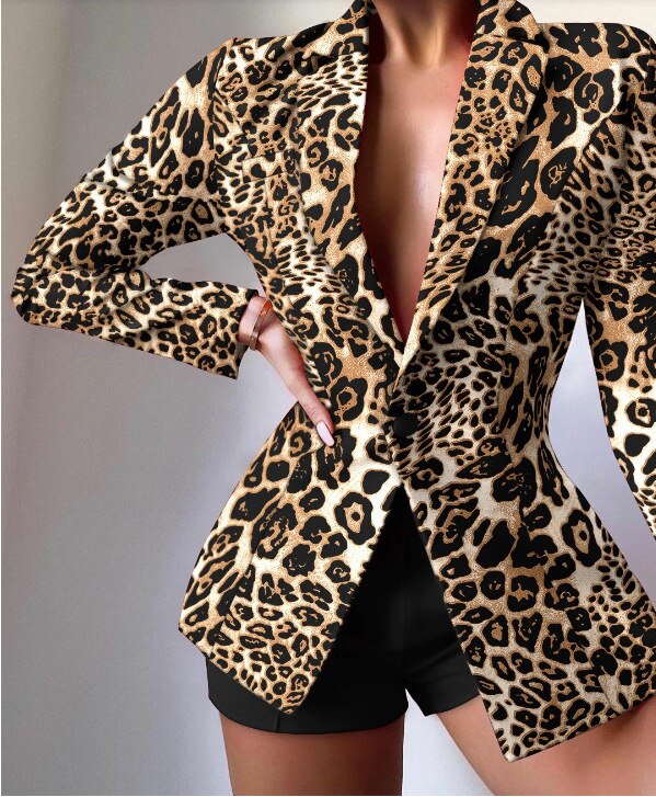 Colorful Long Sleeve Blazer