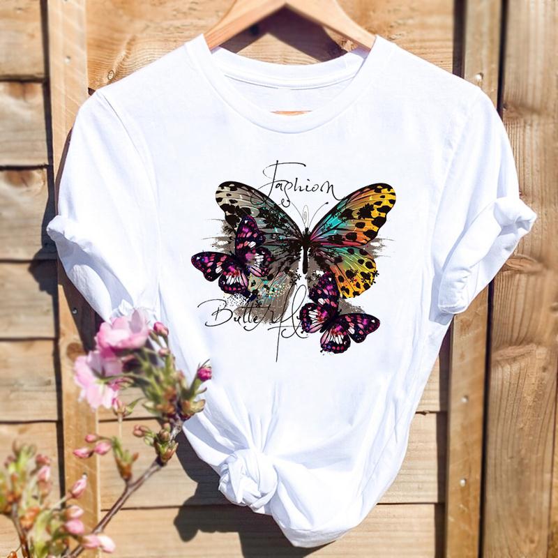 Watercolor Spring Butterfly Floral Flower Graphic