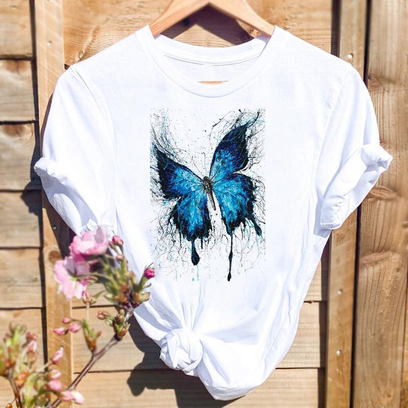 Watercolor Spring Butterfly Floral Flower Graphic