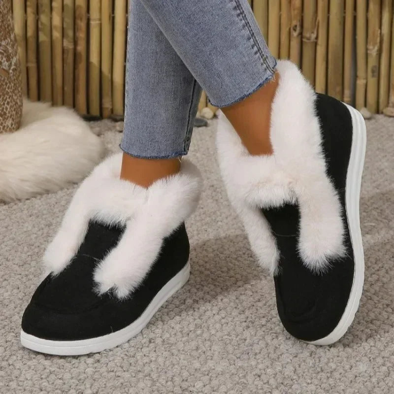 Winter Boots Thickening Plush Warm Snow Boots Cotton Shoes for Boots Plus Size Winter Shoes Botines Botas Mujer