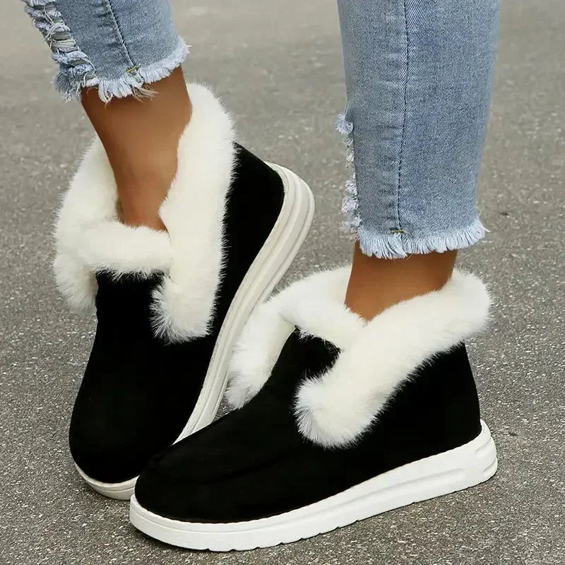 Winter Boots Thickening Plush Warm Snow Boots Cotton Shoes for Boots Plus Size Winter Shoes Botines Botas Mujer