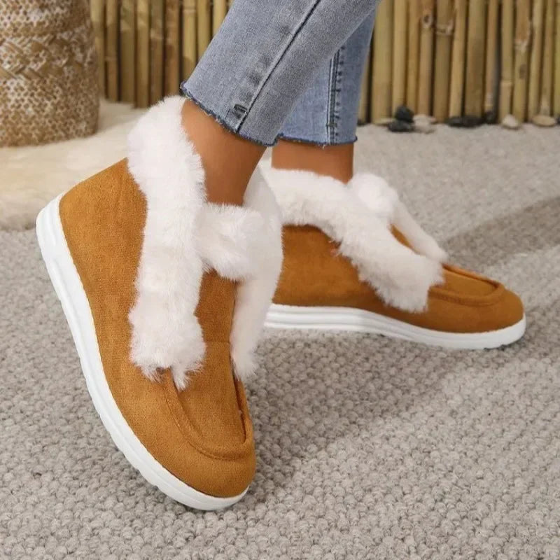 Winter Boots Thickening Plush Warm Snow Boots Cotton Shoes for Boots Plus Size Winter Shoes Botines Botas Mujer