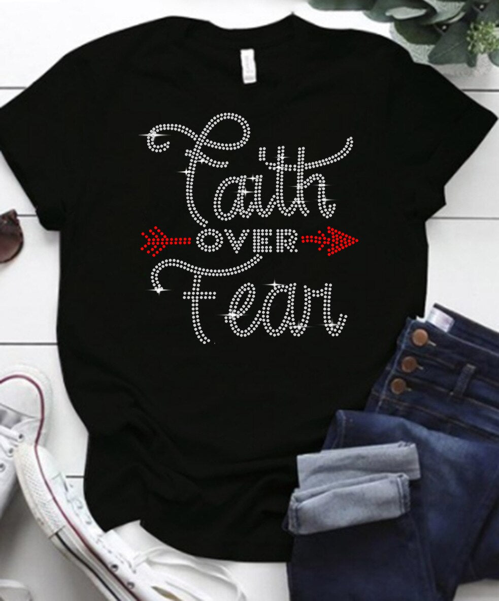 Casual Bricked Letter Print T-Shirts