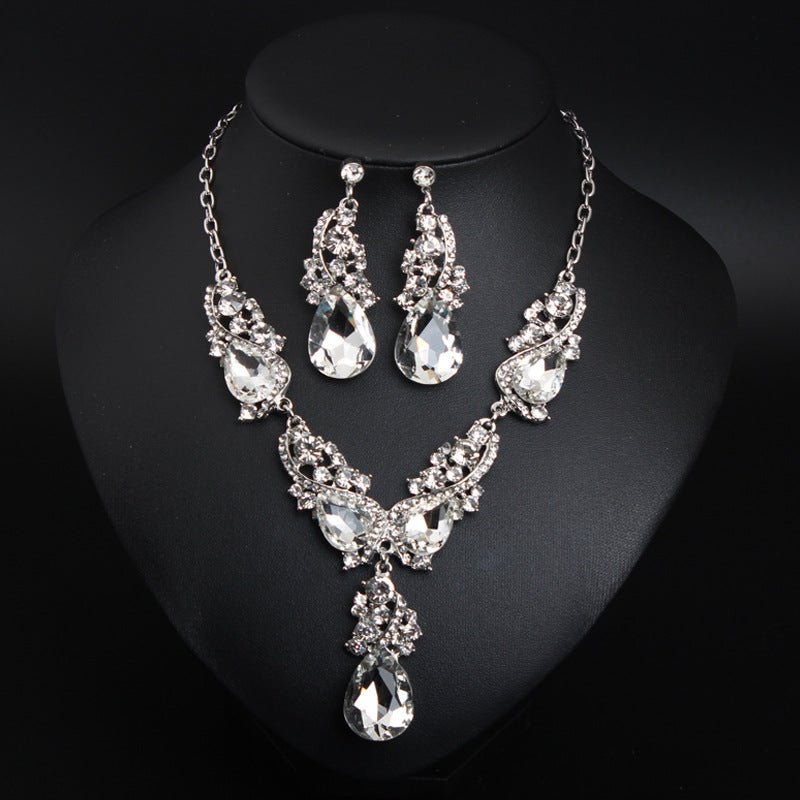 Women's Crystal Wedding Jewelry Sets Necklace