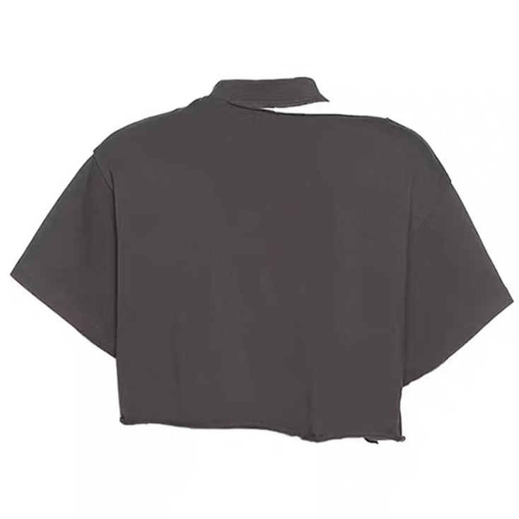 Wyoming Gothic Graphic Crop Tops - 4 Colors