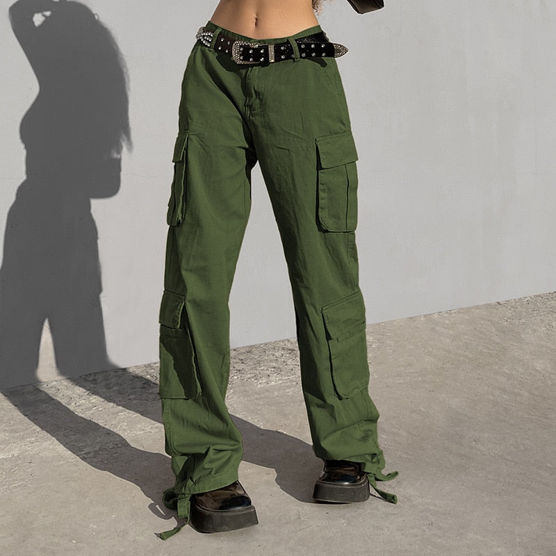 Y2K Jeans Low Rise Trousers Blue Vintage Gothic Print Baggy Casual Wide Leg Denim Aesthetic