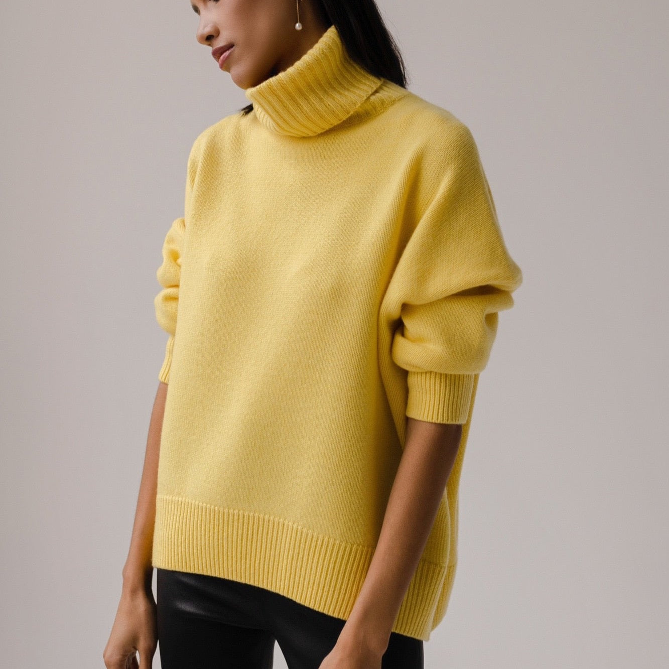 Yani Oversized Turtleneck Sweaters