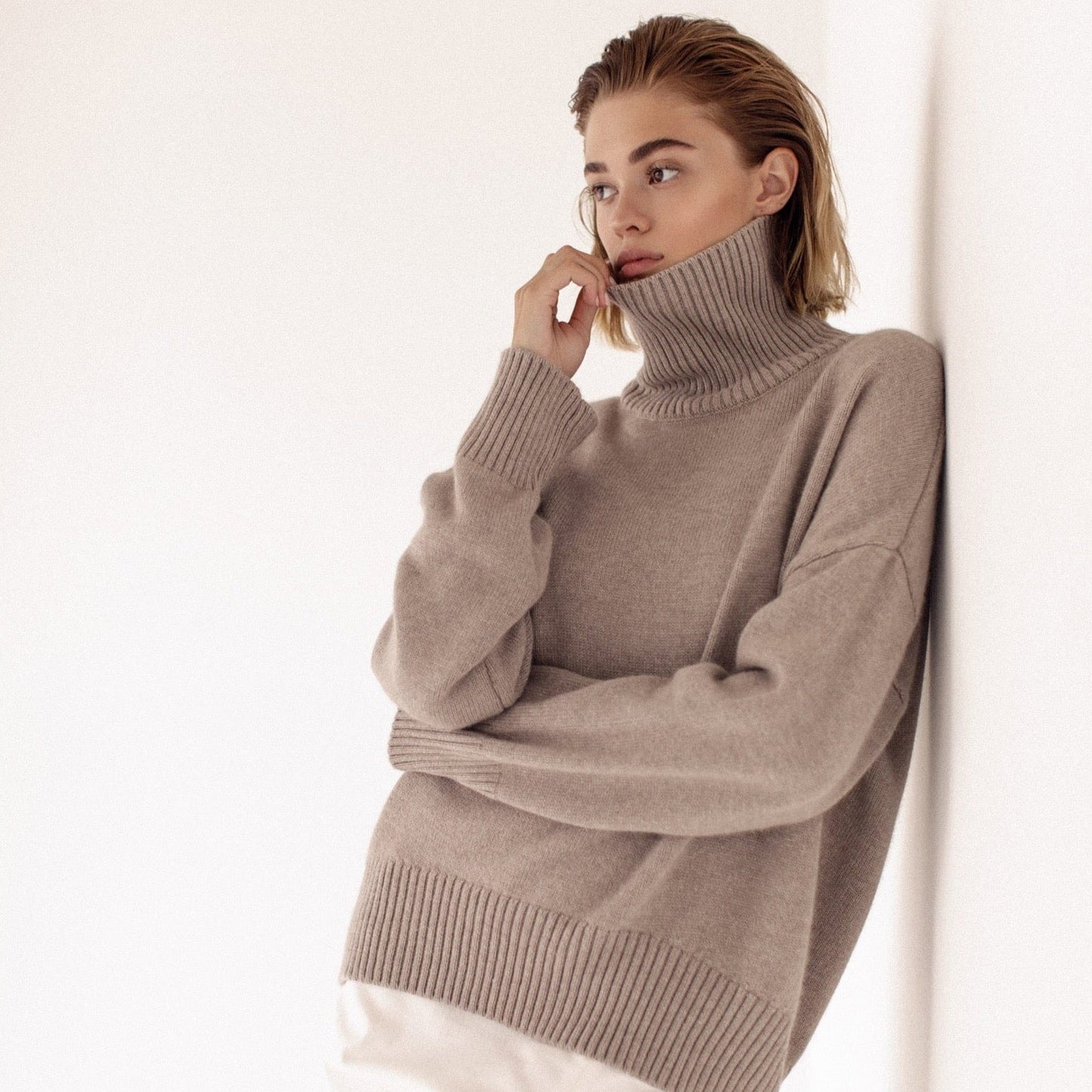Yani Oversized Turtleneck Sweaters