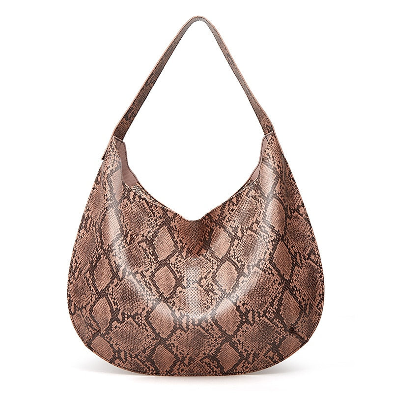 Yasika Serpentine Prints Hobo Bags - 6 Colors
