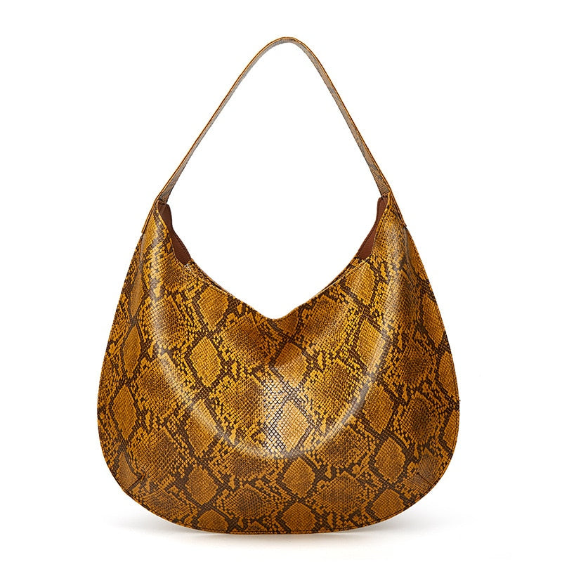 Yasika Serpentine Prints Hobo Bags - 6 Colors