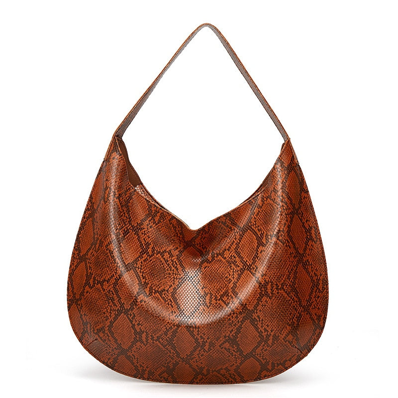 Yasika Serpentine Prints Hobo Bags - 6 Colors