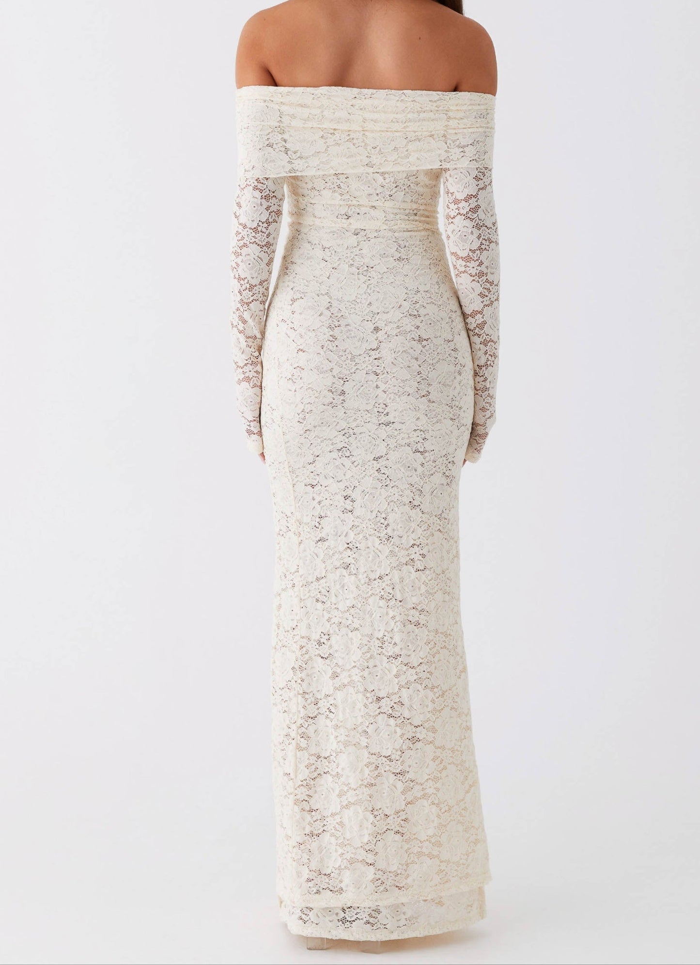 Genoviva Lace Maxi Dress - Ivory