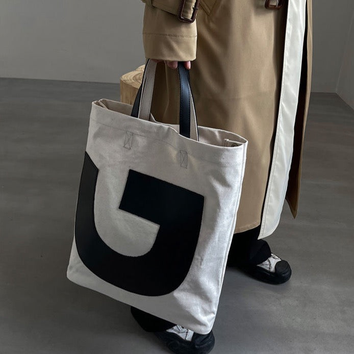 Yumi G Maxi Canvas Bag - 2 Colors