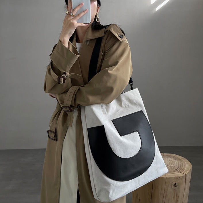 Yumi G Maxi Canvas Bag - 2 Colors