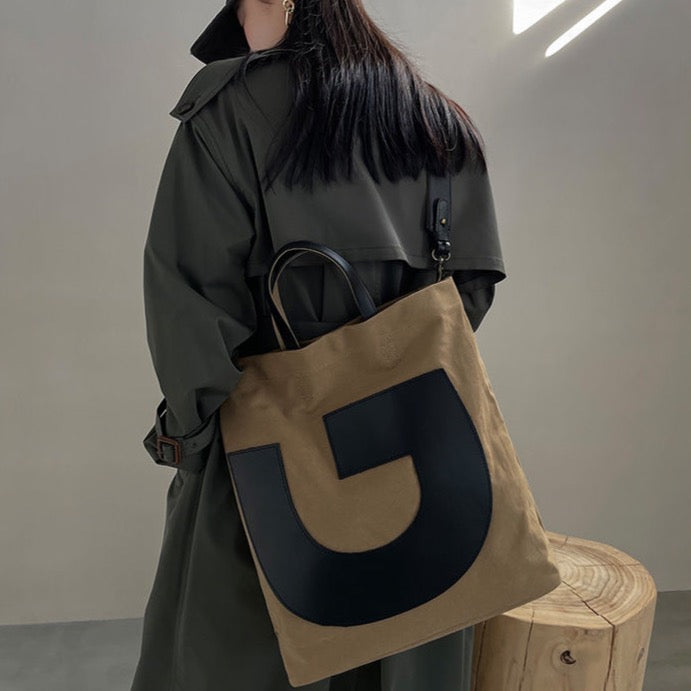 Yumi G Maxi Canvas Bag - 2 Colors