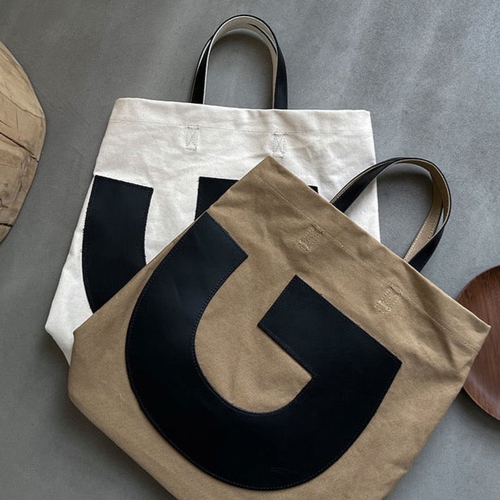 Yumi G Maxi Canvas Bag - 2 Colors