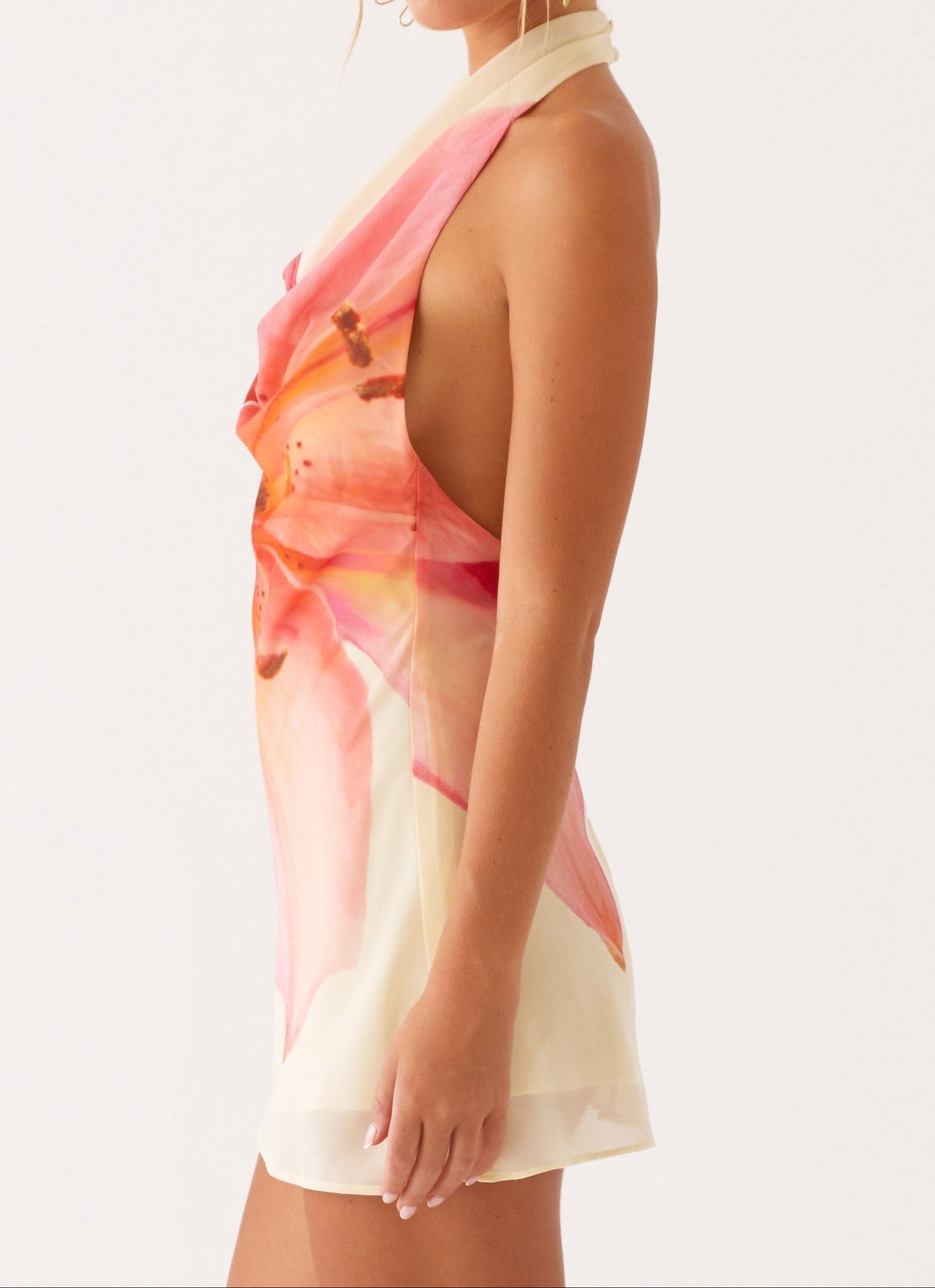 Celinka Mini Dress - Yellow Floral