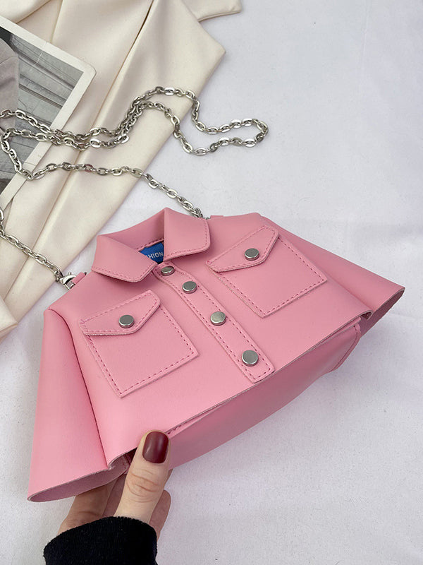 Chains Rivet Jacket-Shaped Split-Joint Crossbody Bags Bags Accessories Bags
