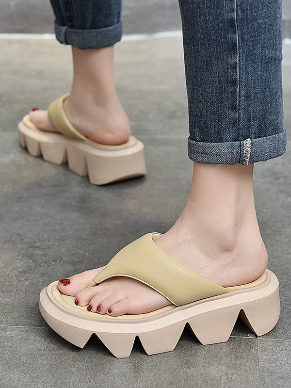 Split-Joint Wedges & Flatform Shoes Slippers