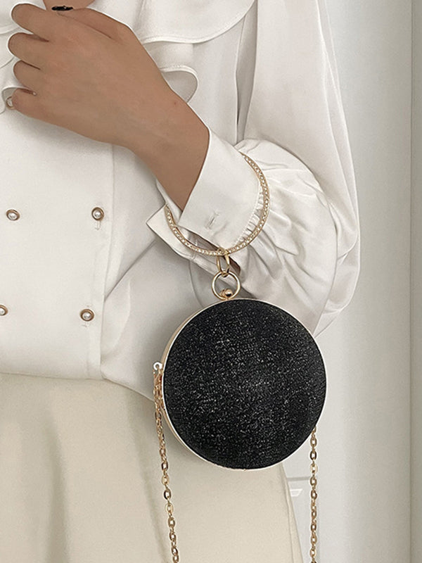 Chains Geometric Shiny Handbags Crossbody Bags Bags